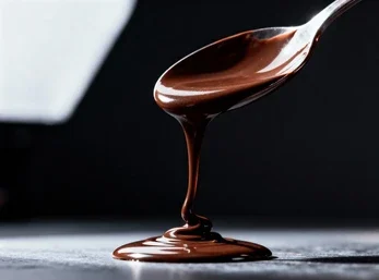 dripping melted chocolate spoon 260nw 2695394045